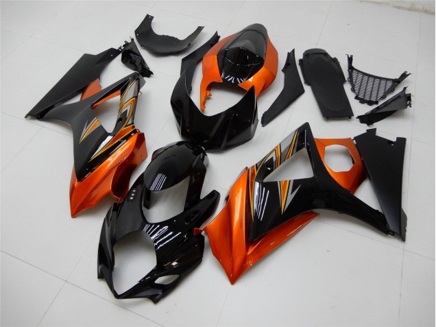 Best 2007-2008 Orange Black Suzuki GSXR 1000 K7 Motor Fairings Best 2007-2008 Orange Black Suzuki GSXR 1000 K7 Motor Fairings