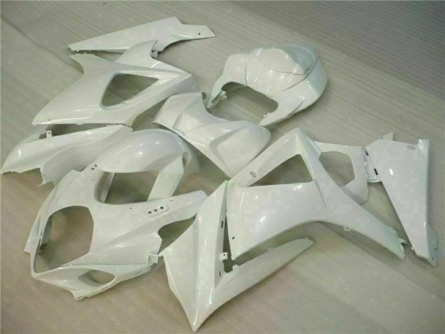 Best 2007-2008 White Suzuki GSXR 1000 K7 Motorcycle Fairing Best 2007-2008 White Suzuki GSXR 1000 K7 Motorcycle Fairing
