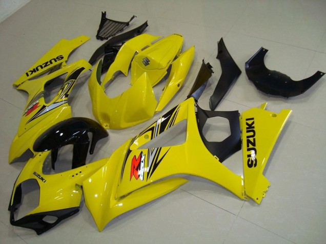 Best 2007-2008 Yellow Suzuki GSXR 1000 K7 Motorcycle Fairings Kit Best 2007-2008 Yellow Suzuki GSXR 1000 K7 Motorcycle Fairings Kit