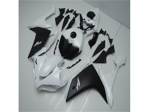 Best 2007-2008 White Black Yamaha YZF R1 Motorbike Fairing Kits