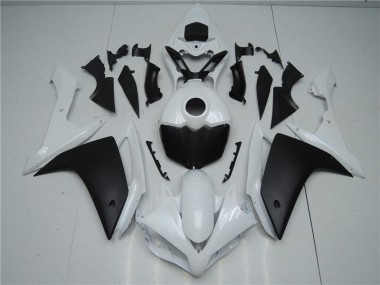 Best 2007-2008 White Black Yamaha YZF R1 Motorcycle Fairings MF0411