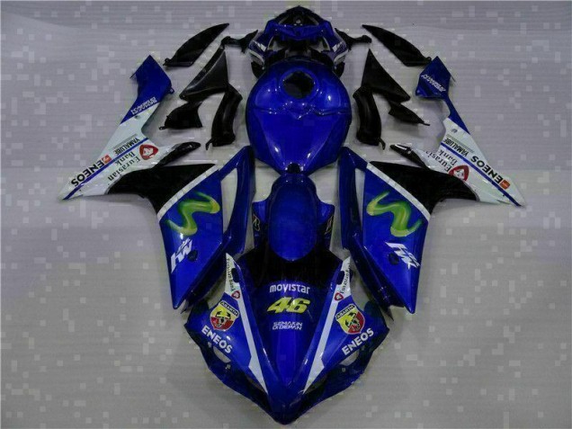 Best 2007-2008 Blue Yamaha YZF R1 Motorcyle Fairings