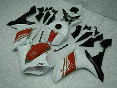 Best 2007-2008 White Yamaha YZF R1 Motorcycle Fairing