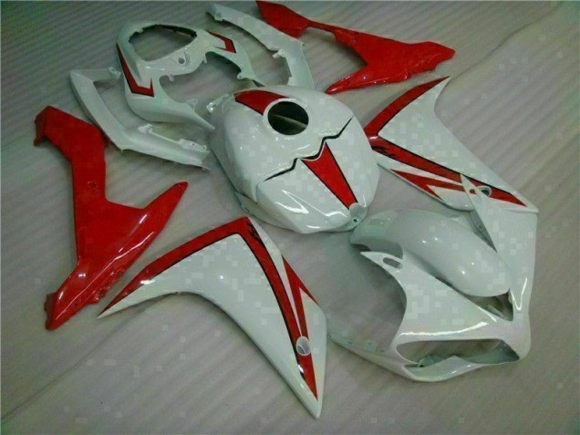 Best 2007-2008 White Red Yamaha YZF R1 Motorbike Fairing