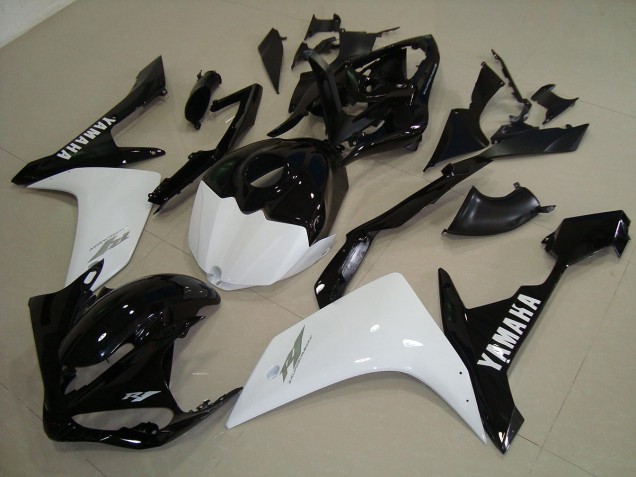 Best 2007-2008 Black White Gold Yamaha YZF R1 Replacement Fairings Best 2007-2008 Black White Gold Yamaha YZF R1 Replacement Fairings