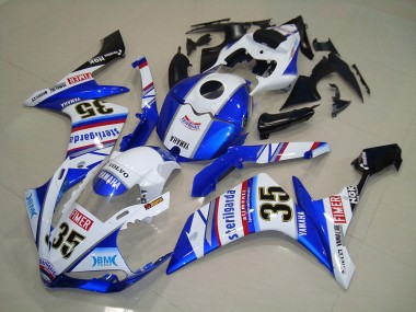 Best 2007-2008 Blue Stickers Yamaha YZF R1 Motorcycle Fairings