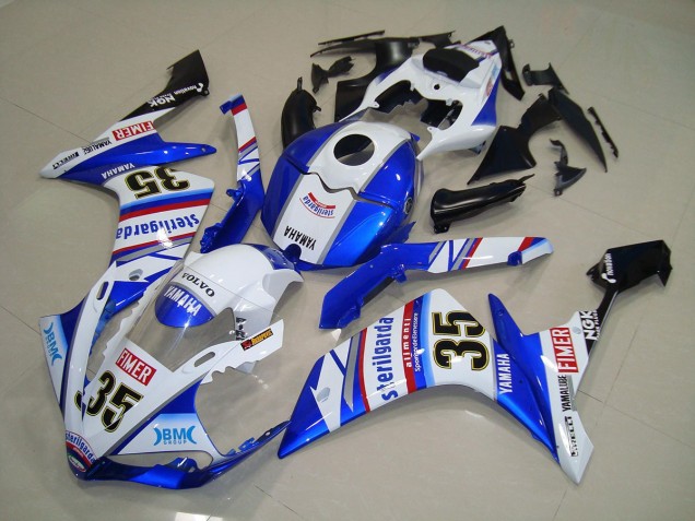 Best 2007-2008 Blue Stickers Yamaha YZF R1 Motorcycle Fairings Best 2007-2008 Blue Stickers Yamaha YZF R1 Motorcycle Fairings