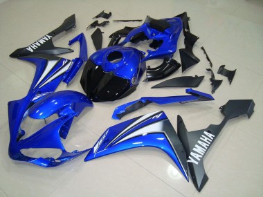 Best 2007-2008 Blue White Yamaha YZF R1 Motorbike Fairings