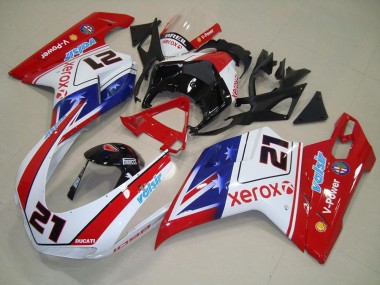Best 2007-2014 Xerox 21 Ducati 848 1098 1198 Moto Fairings