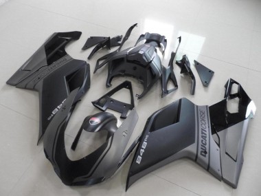 Best 2007-2014 Black Ducati 848 1098 1198 Motorcylce Fairings