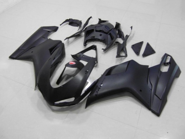 Best 2007-2014 Matte Black Black Sticker Ducati 848 1098 1198 Motorcycle Fairing Best 2007-2014 Matte Black Black Sticker Ducati 848 1098 1198 Motorcycle Fairing