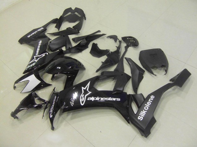 Best 2008-2010 Black Silkolene Kawasaki ZX10R Bike Fairings Best 2008-2010 Black Silkolene Kawasaki ZX10R Bike Fairings