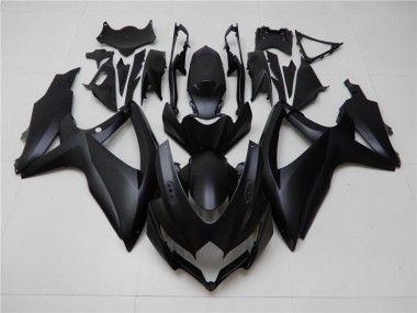 Best 2008-2010 Matte Black Suzuki GSXR 600/750 Moto Fairings