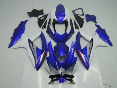 Best 2008-2010 Blue White Suzuki GSXR 600/750 Motorcylce Fairings