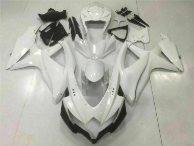 Best 2008-2010 White Suzuki GSXR 600/750 Motorcylce Fairings