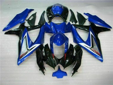 Best 2008-2010 Blue Black Suzuki GSXR 600/750 Motorcycle Fairing Kit