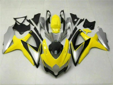Best 2008-2010 Yellow Suzuki GSXR 600/750 Replacement Motorcycle Fairings