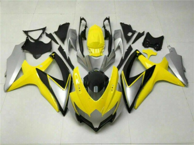 Best 2008-2010 Yellow Suzuki GSXR 600/750 Replacement Motorcycle Fairings
