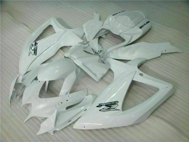 Best 2008-2010 White Suzuki GSXR 600/750 Bike Fairing Kit Best 2008-2010 White Suzuki GSXR 600/750 Bike Fairing Kit