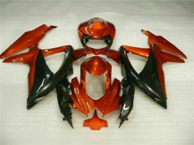 Best 2008-2010 Red Black Suzuki GSXR 600/750 Motorcycle Replacement Fairings