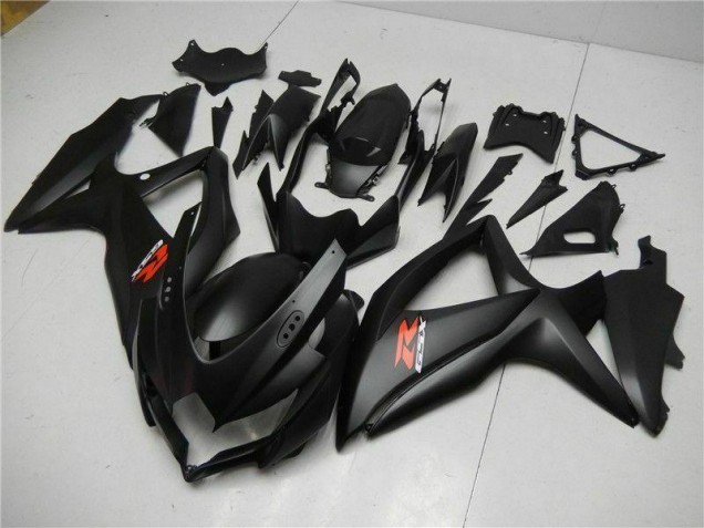Best 2008-2010 Black Suzuki GSXR 600/750 Motorcycle Fairings