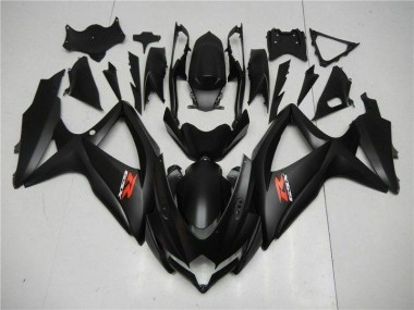 Best 2008-2010 Black Suzuki GSXR 600/750 Motorcycle Fairings