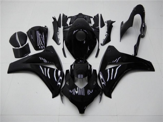 Best 2008-2011 Glossy Black Honda CBR1000RR Motor Fairings