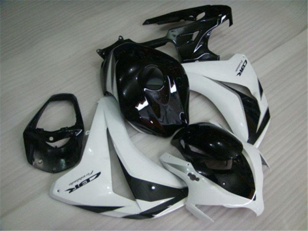 Best 2008-2011 Black White Honda CBR1000RR Motorcycle Fairings
