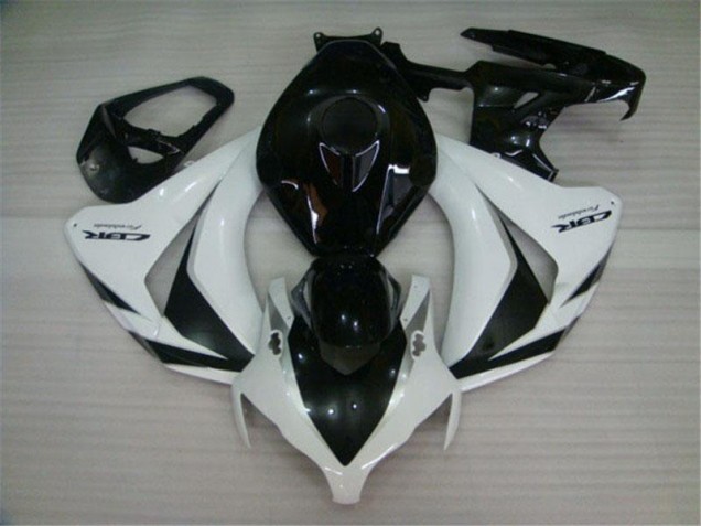 Best 2008-2011 Black White Honda CBR1000RR Motorcycle Fairings