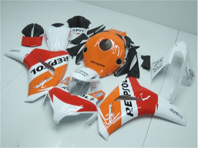 Best 2008-2011 Orange White Red Repsol Honda CBR1000RR Motorcycle Fairing Kits Best 2008-2011 Orange White Red Repsol Honda CBR1000RR Motorcycle Fairing Kits