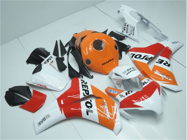 Best 2008-2011 Orange White Red Repsol Honda CBR1000RR Motorcycle Fairing Kits Best 2008-2011 Orange White Red Repsol Honda CBR1000RR Motorcycle Fairing Kits