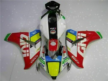 Best 2008-2011 Red White Honda CBR1000RR Bike Fairing