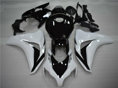 Best 2008-2011 White Black Honda CBR1000RR Motorbike Fairing Kits