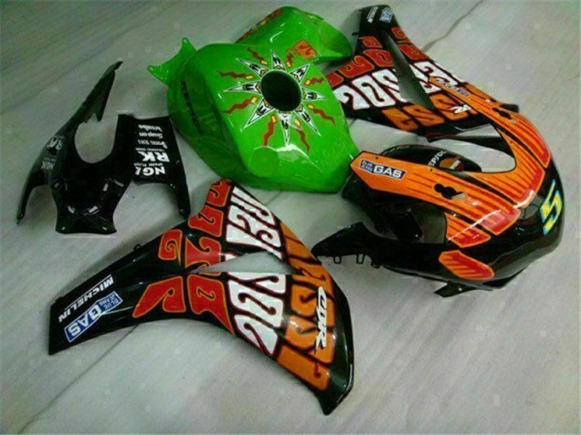 Best 2008-2011 Green Orange Honda CBR1000RR Motorcycle Fairings Kits Best 2008-2011 Green Orange Honda CBR1000RR Motorcycle Fairings Kits