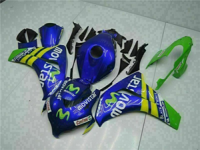 Best 2008-2011 Green Blue Honda CBR1000RR Motorcycle Replacement Fairings