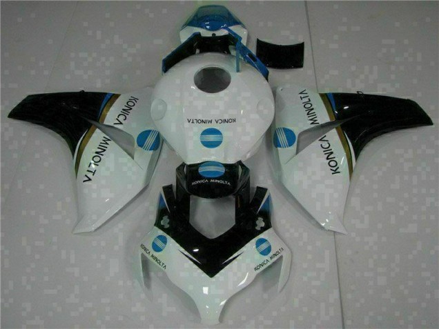 Best 2008-2011 White Honda CBR1000RR Motorcycle Fairings Kit