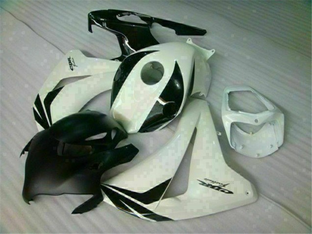 Best 2008-2011 White Black Honda CBR1000RR Motorcylce Fairings
