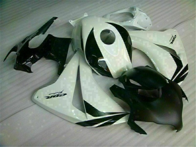 Best 2008-2011 White Black Honda CBR1000RR Motorcylce Fairings