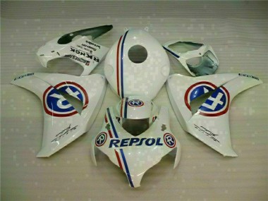 Best 2008-2011 White Blue Repsol Honda CBR1000RR Bike Fairing