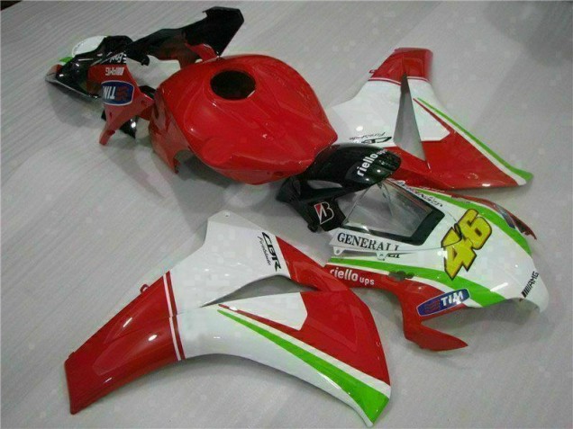 Best 2008-2011 Red White Honda CBR1000RR Bike Fairings