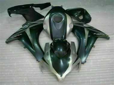 Best 2008-2011 Black Silver Honda CBR1000RR Replacement Motorcycle Fairings