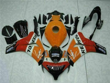 Best 2008-2011 Orange Repsol Honda CBR1000RR Bike Fairing Kit