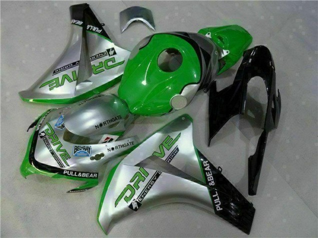 Best 2008-2011 Green Silver Honda CBR1000RR Moto Fairings Best 2008-2011 Green Silver Honda CBR1000RR Moto Fairings