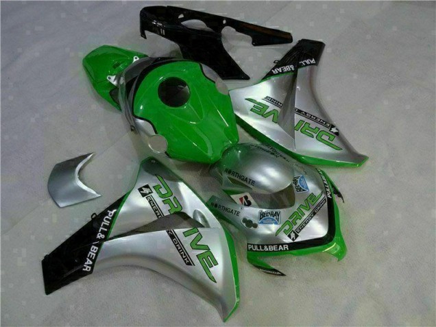 Best 2008-2011 Green Silver Honda CBR1000RR Moto Fairings Best 2008-2011 Green Silver Honda CBR1000RR Moto Fairings