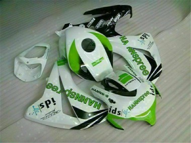 Best 2008-2011 Green White Honda CBR1000RR Replacement Fairings