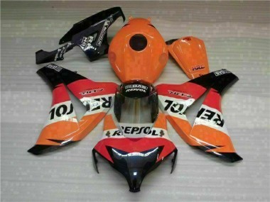 Best 2008-2011 Orange Repsol Honda CBR1000RR Motorcycle Fairings