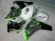 Best 2008-2011 Green White Honda CBR1000RR Motor Bike Fairings