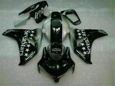 Best 2008-2011 Black SevenStars Honda CBR1000RR Replacement Motorcycle Fairings