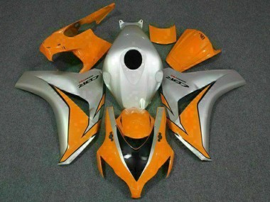 Best 2008-2011 Orange Silver Honda CBR1000RR Motorcycle Bodywork
