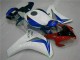 Best 2008-2011 White Blue Honda CBR1000RR Motorcycle Fairings Kits Best 2008-2011 White Blue Honda CBR1000RR Motorcycle Fairings Kits